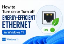 How to Turn On or Turn Off Energy-Efficient Ethernet in Windows 11 How to Turn On or Turn Off Energy-Efficient Ethernet in Windows 11