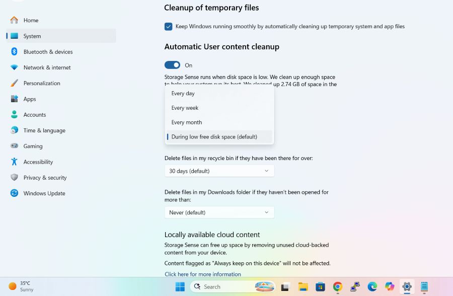 configure-cleanup-schedule
