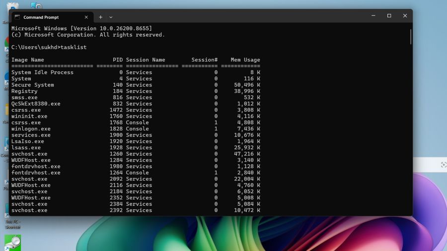 tasklist-cmd