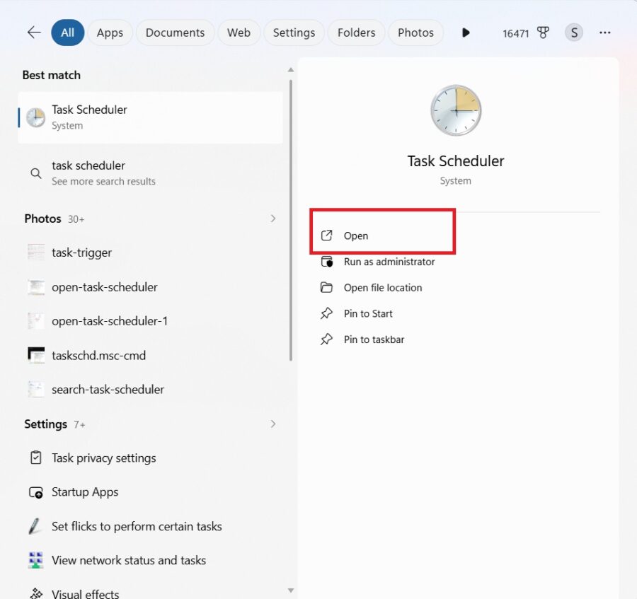 task-scheduler-open